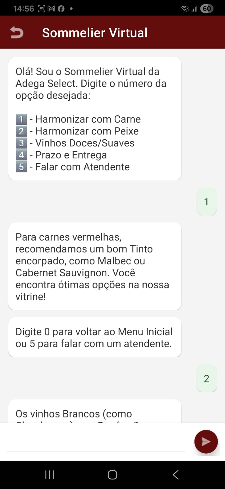 Chatbot Sommelier IA